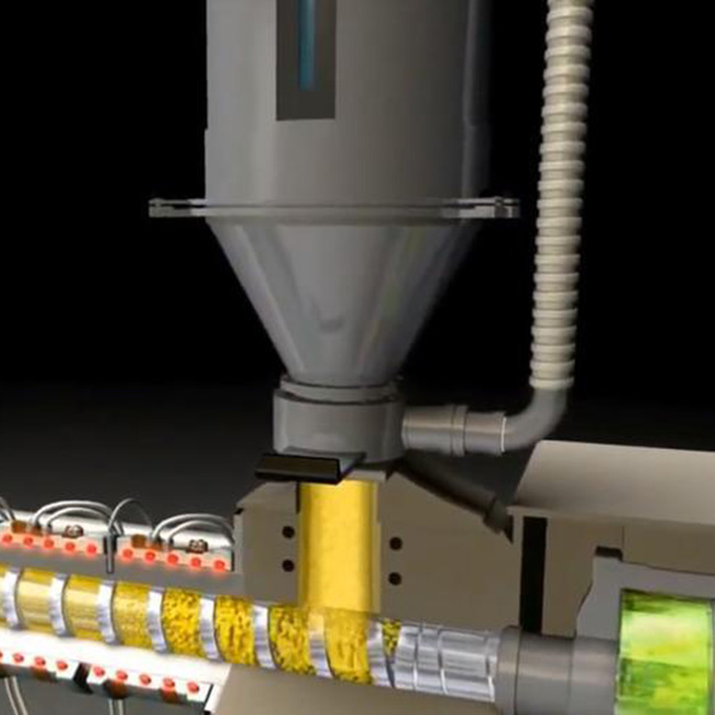 Comment la machine de moulage par injection fait-elle fondre les particules de plastique en produits ?