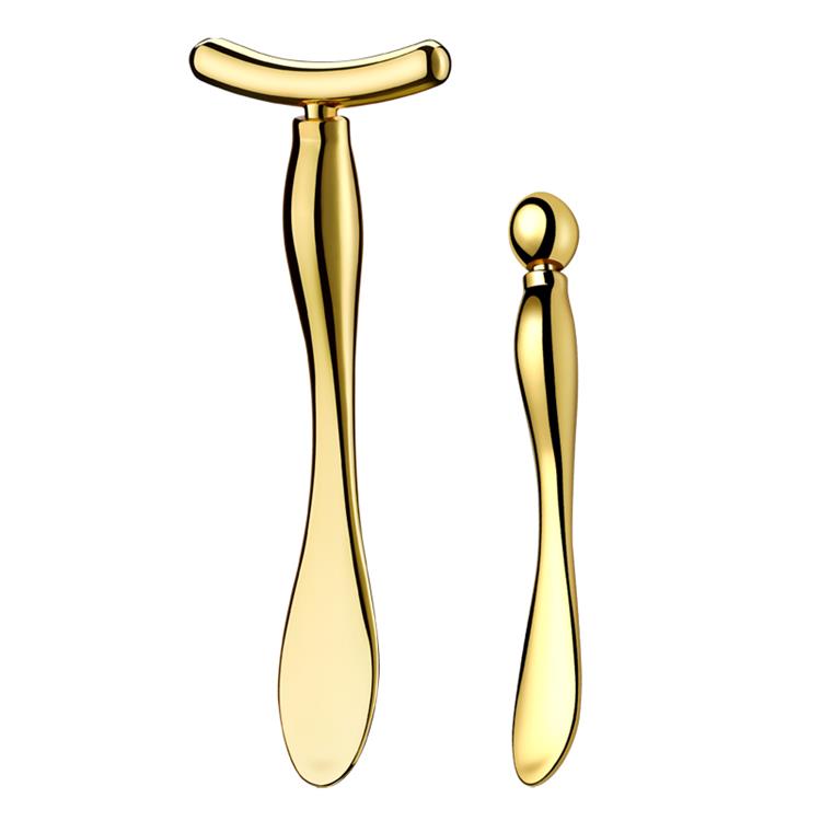 Kit d'outils de masseur à rouleaux pour le visage à la cuillère à l'œil